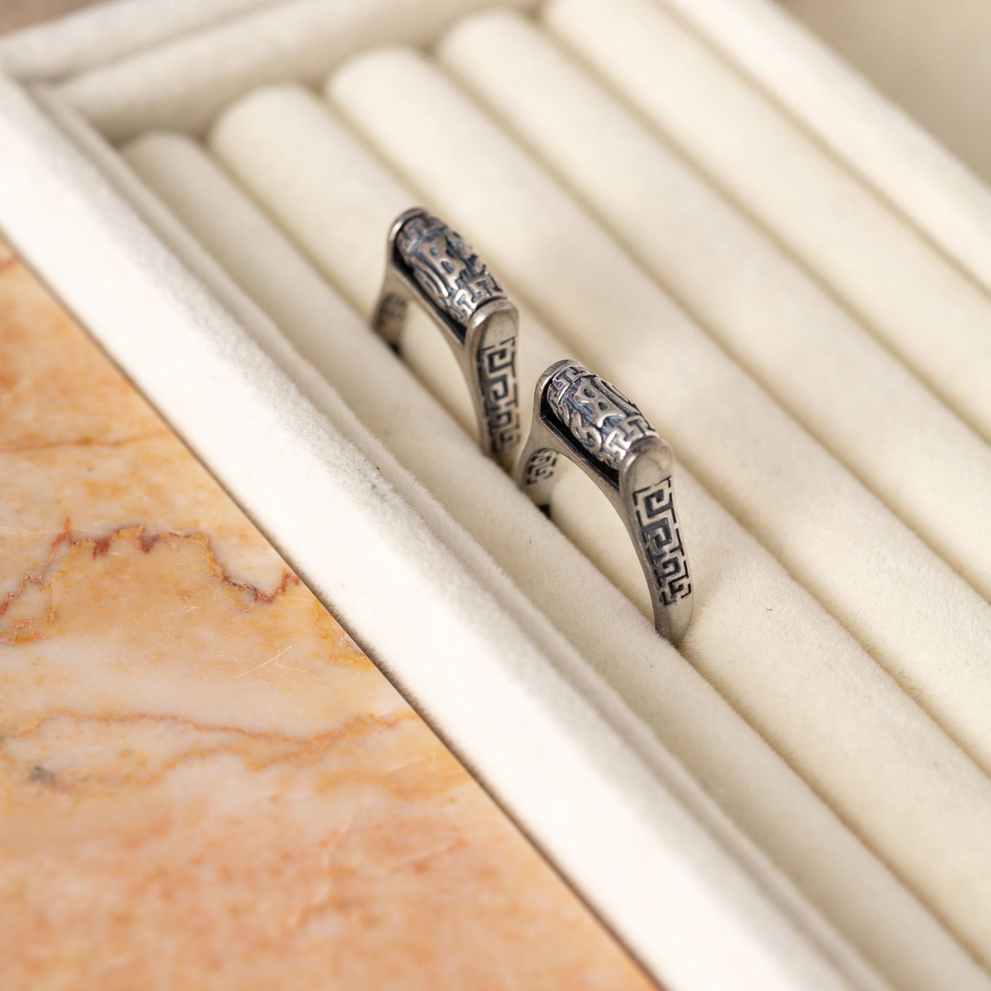 Tibetaanse Ring - 925 Sterling Zilver - Gebedswiel - Verstelbare Geluksring