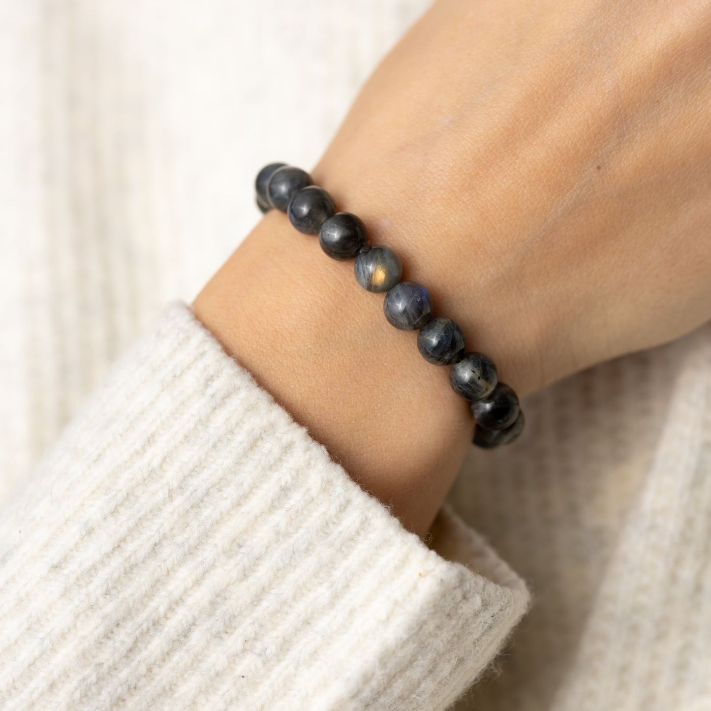 Premium Pure - Labradoriet (dark) Balans Armband