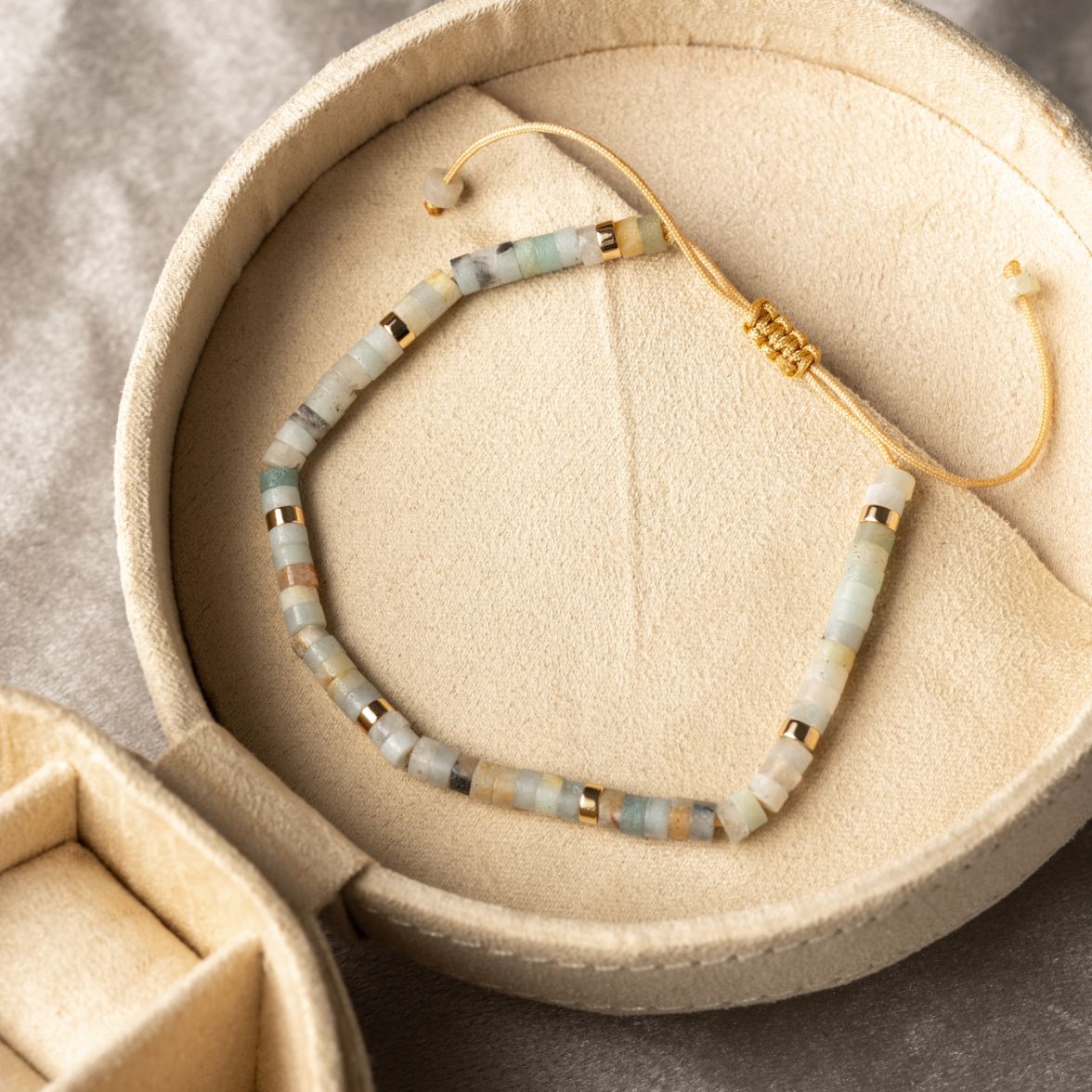 Amazoniet Armband - Balans - Verstelbaar