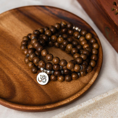 Mala Ketting & Armband - Ohm - Wengé-Hout
