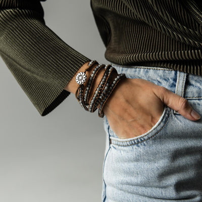 Wikkelarmband Balans - Jaspis Edelstenen - Weerbaarheid