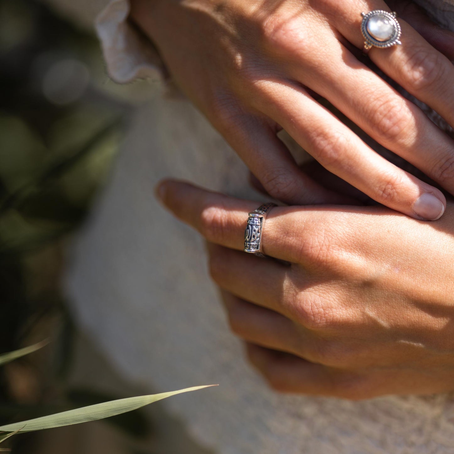 Tibetaanse Ring - 925 Sterling Zilver - Gebedswiel - Verstelbare Geluksring