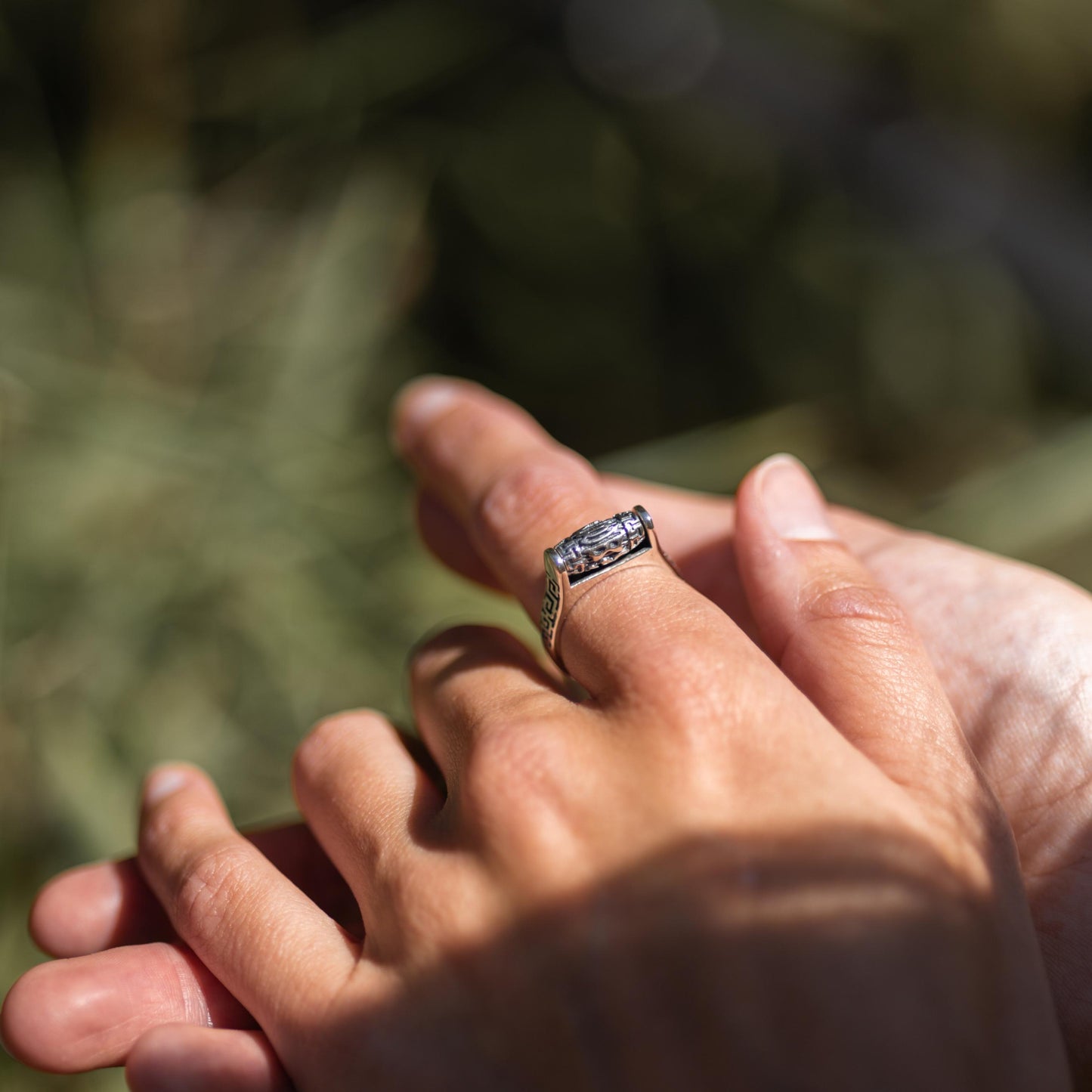 Tibetaanse Ring - 925 Sterling Zilver - Gebedswiel - Verstelbare Geluksring