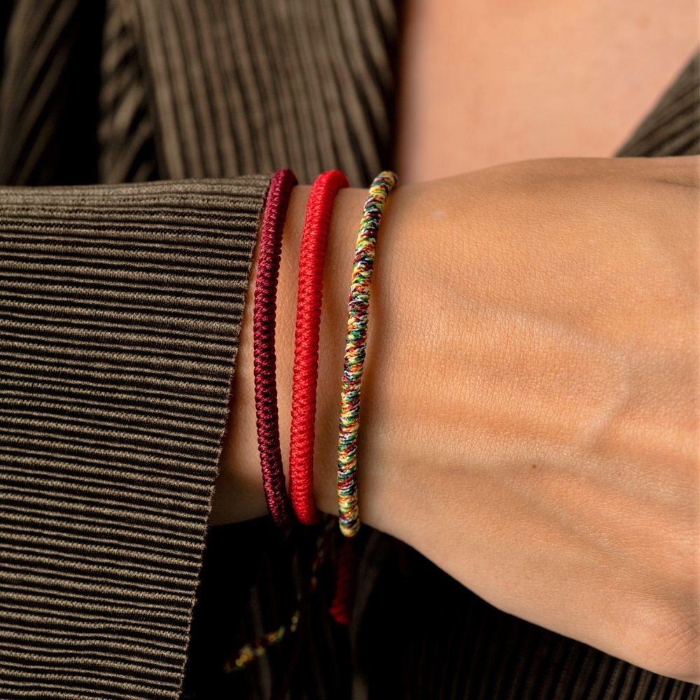 Tibetaanse Geluksarmband - Handgemaakt & Gezegend door Monniken