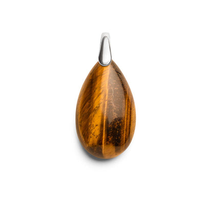Tijgeroog Hanger - Druppel - Edelsteenhanger - Assertiviteit