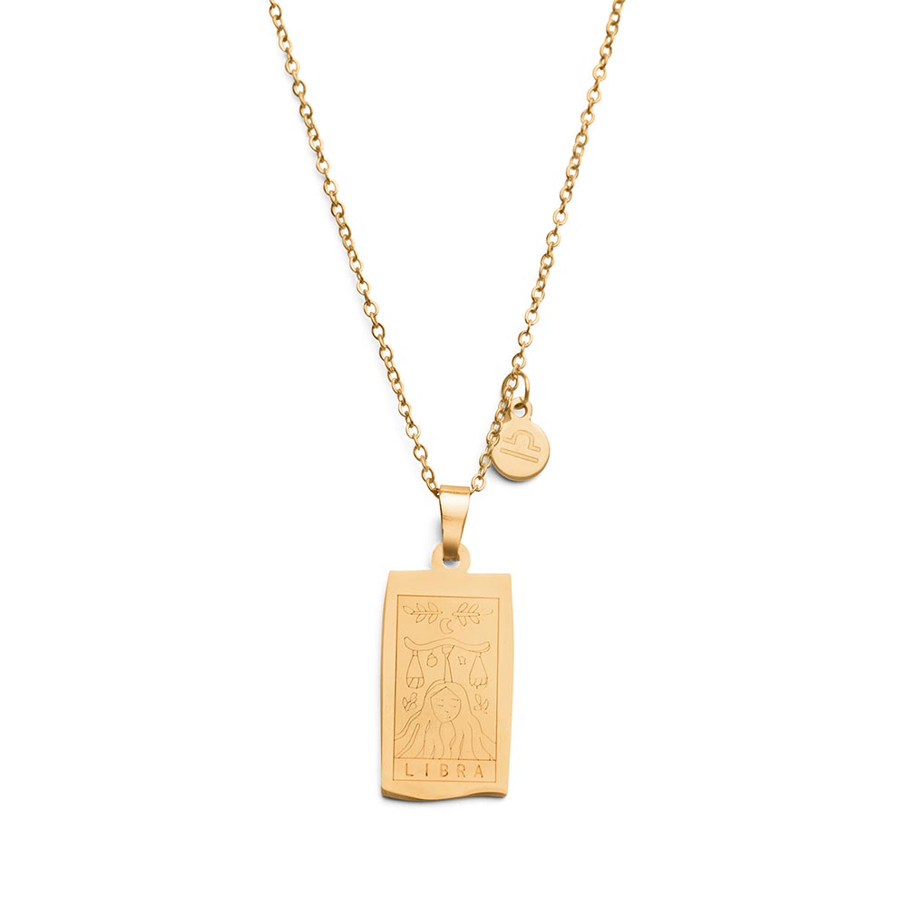 Sterrenbeeld Ketting Zodiac - RVS - 18K Goud Verguld - Horoscoop Ketting