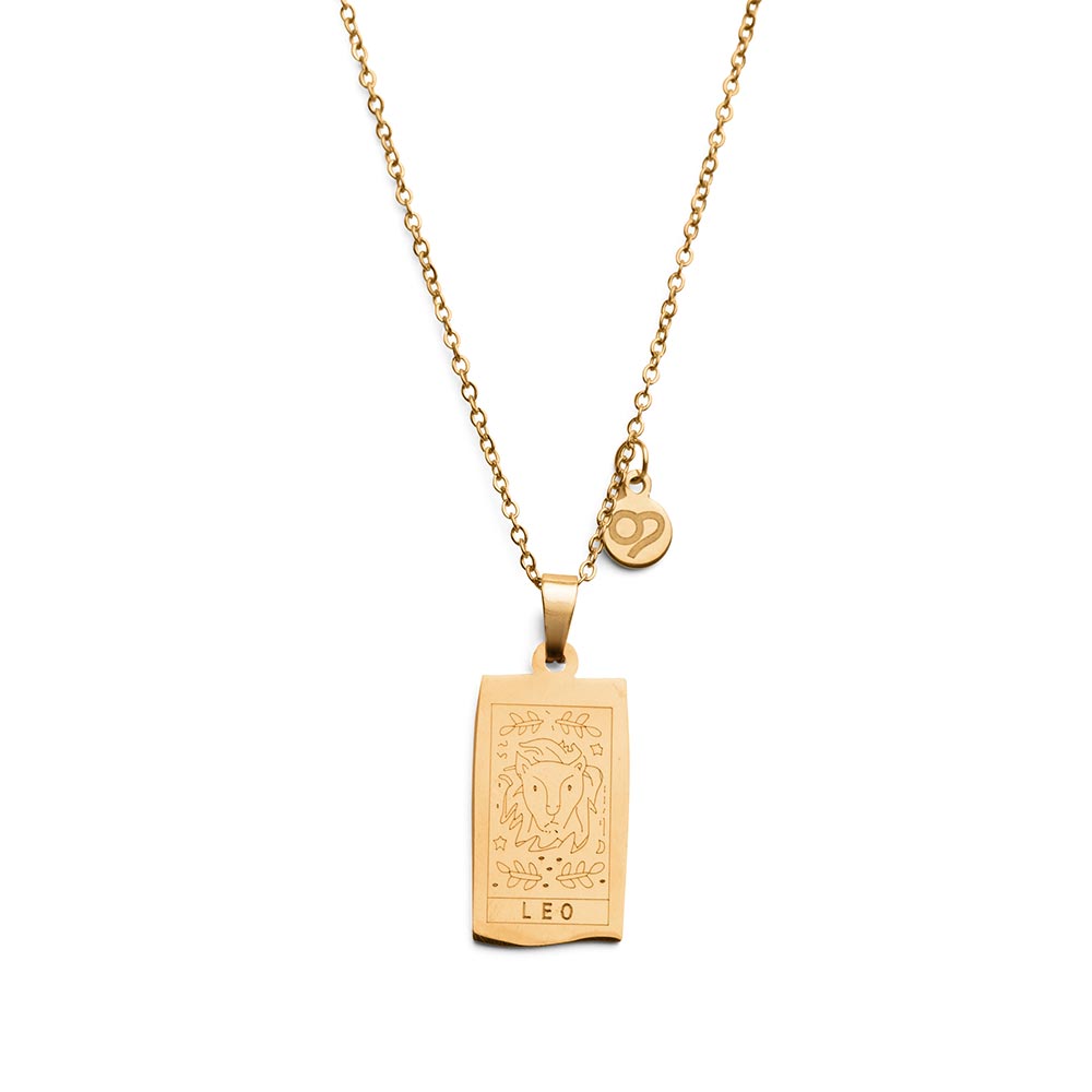 Sterrenbeeld Ketting Zodiac - RVS - 18K Goud Verguld - Horoscoop Ketting