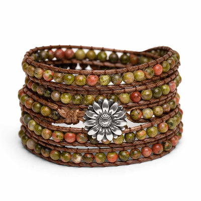 Wikkelarmband Balans - Unakiet Edelstenen - Zelfstandigheid