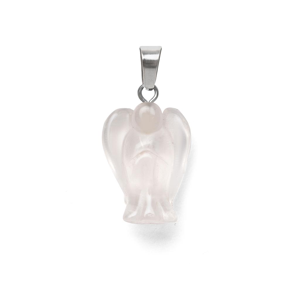 Bergkristal Hanger - Kristal Beschermengel - Edelsteen Engeltje - Sereniteit