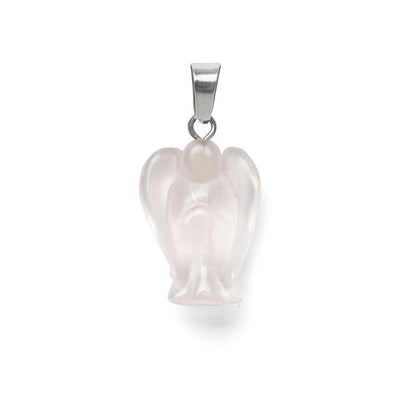 Bergkristal Hanger - Kristal Beschermengel - Edelsteen Engeltje - Sereniteit
