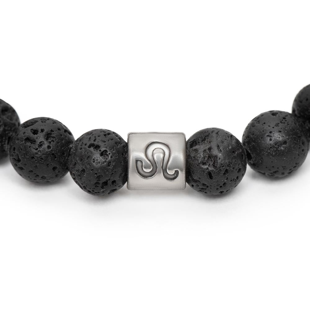 Sterrenbeeld Edelsteen Armband - Lavasteen Zilver - Horoscoop Armband