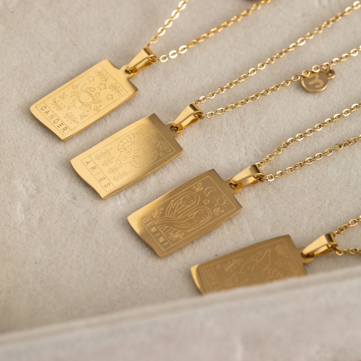 Sterrenbeeld Ketting Zodiac - RVS - 18K Goud Verguld - Horoscoop Ketting