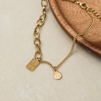 Sterrenbeeld Armband Zodiac - RVS - 18K Goud Verguld - Horoscoop