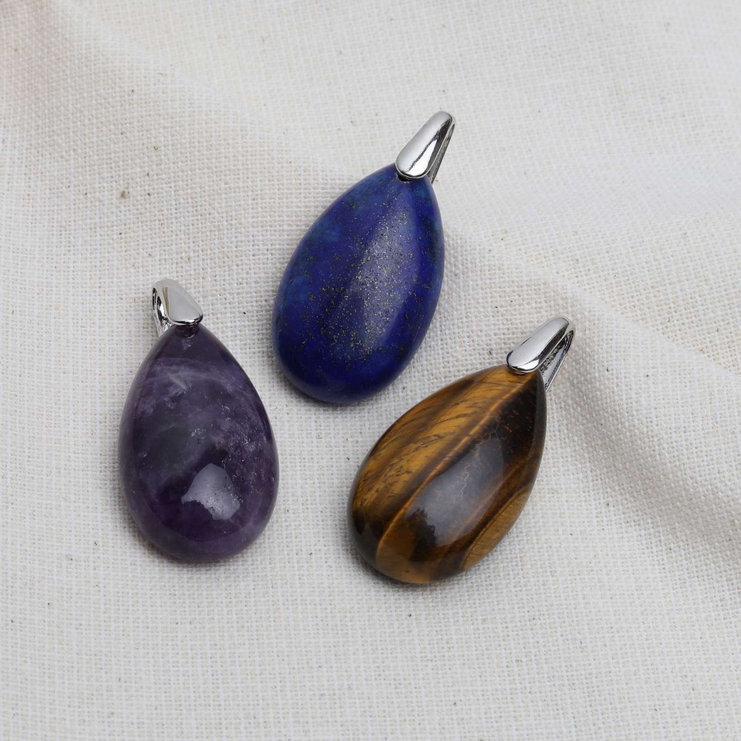 Lapis Lazuli Hanger - Druppel - Edelsteenhanger - Wijsheid