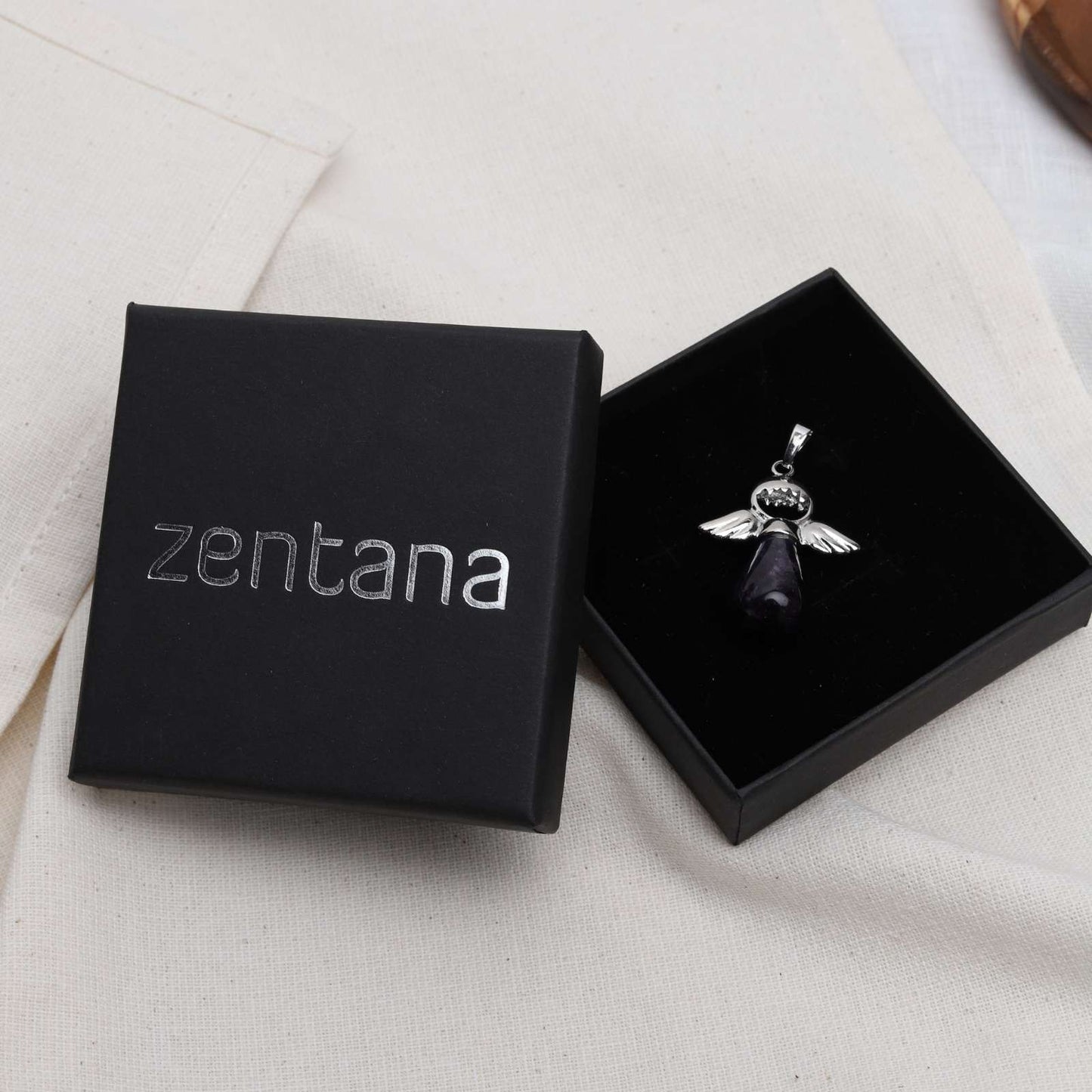 Amethist Hanger - Engelenhanger - Edelsteen Engel - Balans