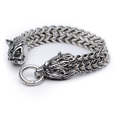 Armband Draak - Gevlochten Armband Ringsluiting - RVS - Macht & Bescherming-Draken armband-19cm-Zentana