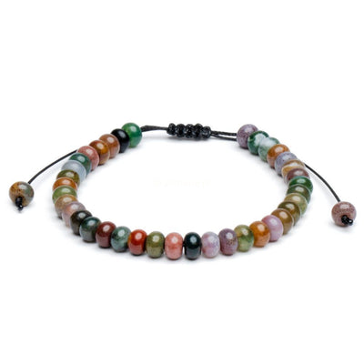 Balans Armband - India Agaat - Verstelbaar - Kalmte-Indian agaat armband-Zentana
