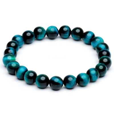 Balans Armband - Tijgeroog Blauw- Valkenoog - Besluitvaardigheid-Balans armband-Zentana