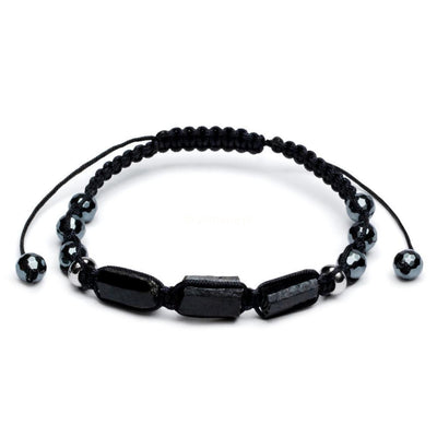 Balans Armband - Toermalijn & Hematiet - Verstelbaar - Inspiratie-Toermalijn armband-Zentana