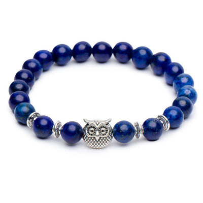 Balans Armband Uil - Lapis Lazuli - Wijsheid-Balans armband-Zentana