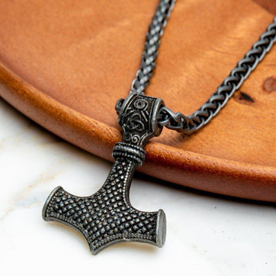 Ketting Noors Anker - Vikings Ketting & Hanger - Hamer Thor - Kracht-Ketting Noors anker-Zentana