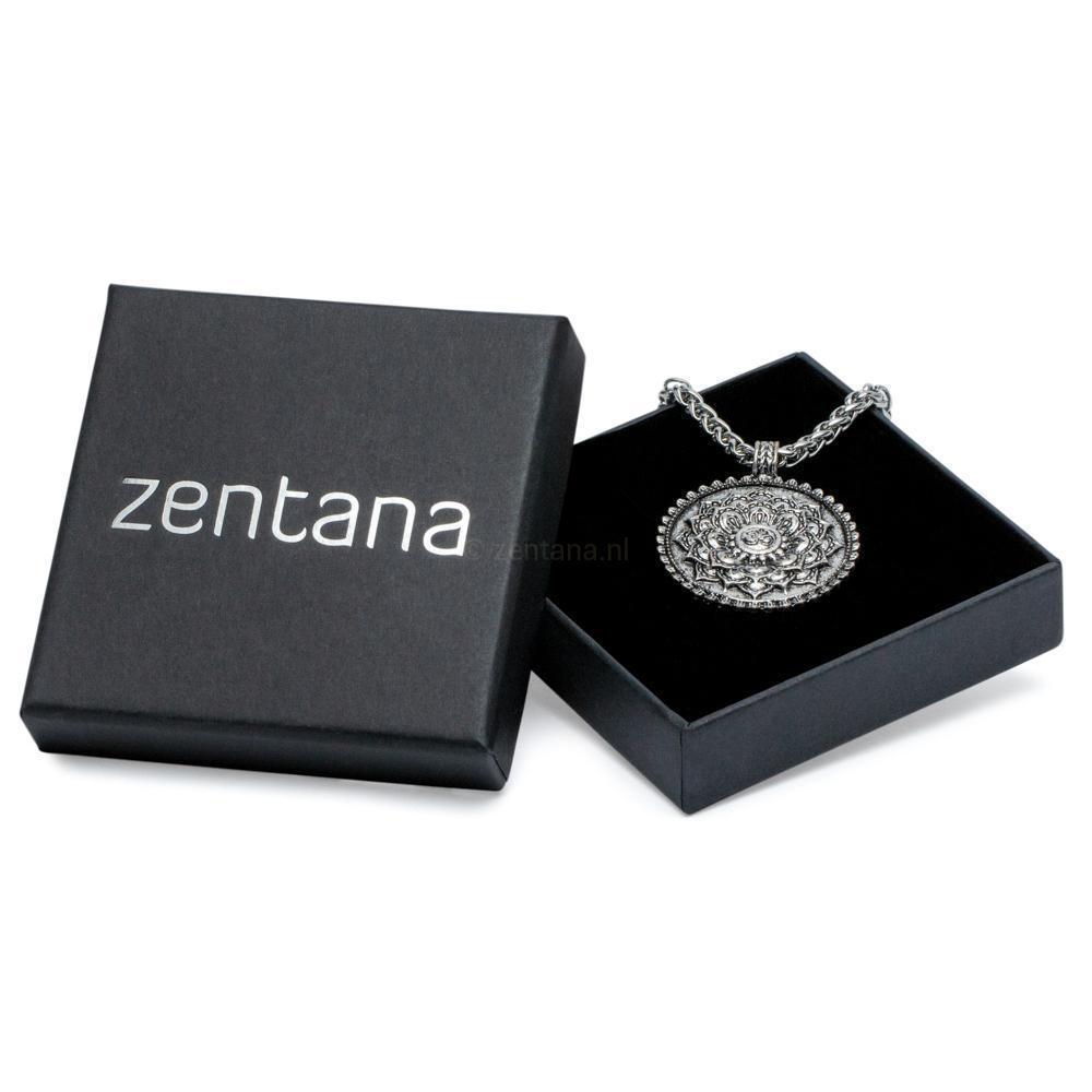Mandala Ketting - Lotus Hanger-Ketting Mandala-Metaal-Zentana
