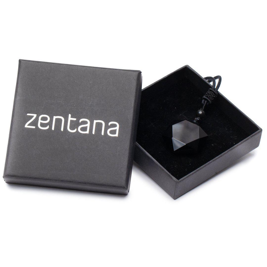 Obsidiaan Ketting - Zwart Hexagonaal - Waarheid-Ketting-Zentana