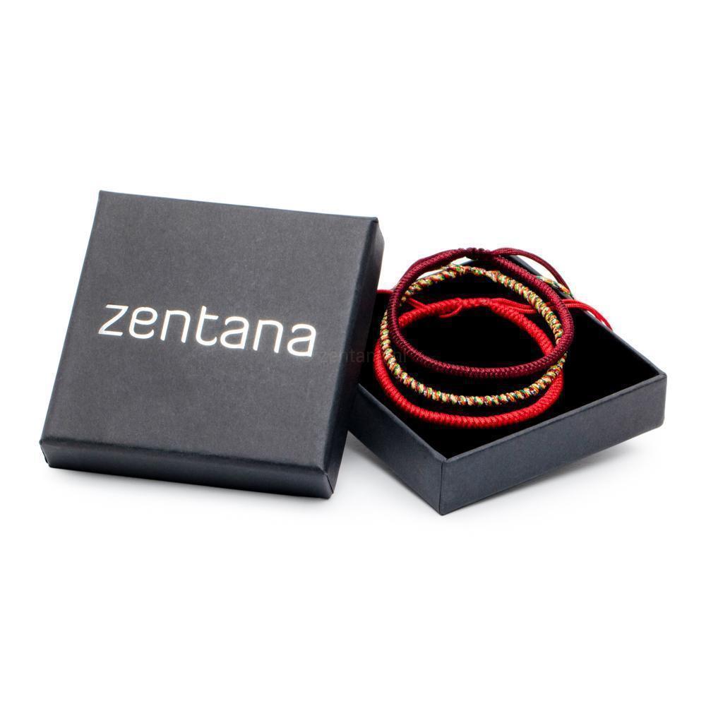 Tibetaanse Geluksarmband - Handgemaakt & Gezegend door Monniken-Geluksbandjes-3 stuks - Bundelset-Zentana