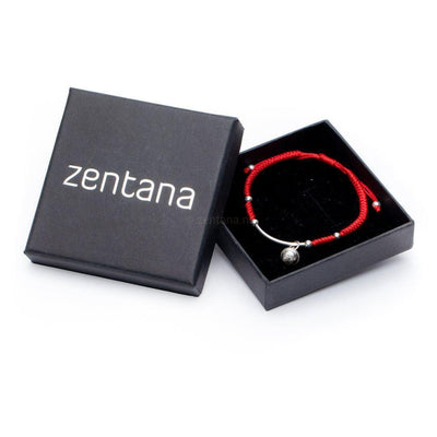 Tibetaanse Geluksarmband - Zilveren Geluksbel - 925 Sterling Zilver-Tibetaanse geluksarmband-Zentana