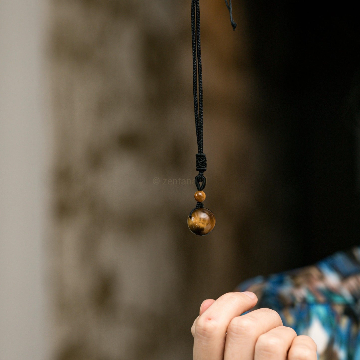 Tijgeroog Edelsteen Ketting - Verstelbaar - Bescherming-Tijgeroog ketting-Zentana