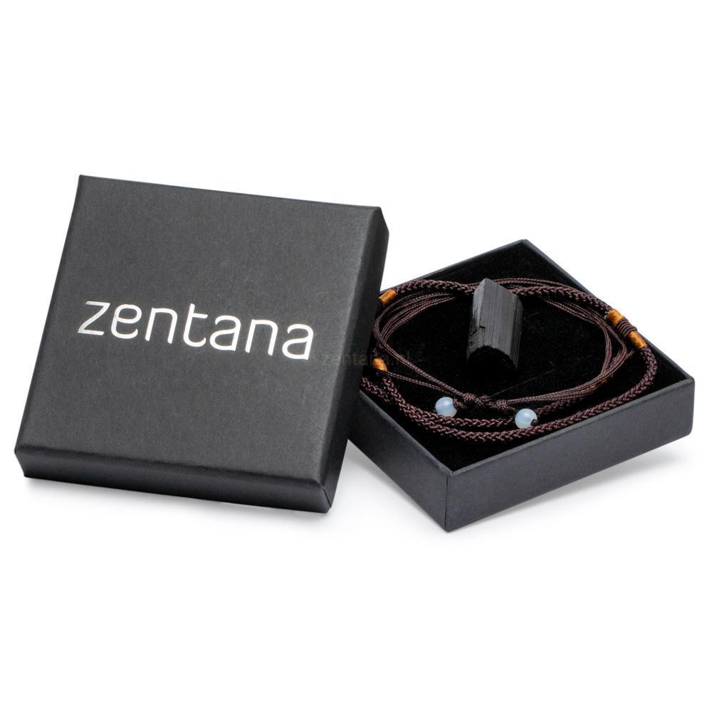 Toermalijn Ketting Zwart - Ruw Blok Verstelbaar - Positieve Energie-Toermalijn ketting-Zentana