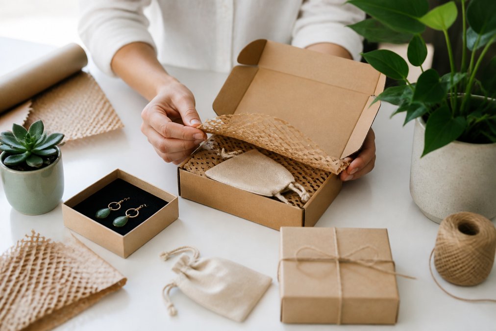 Duurzame verpakking sieraden: gids voor webshops