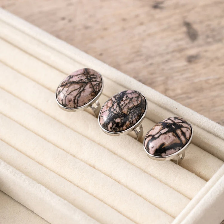 Depressie Typisch varkensvlees Ring met edelsteen - Koop zilveren & stalen ringen met edelstenen – Zentana