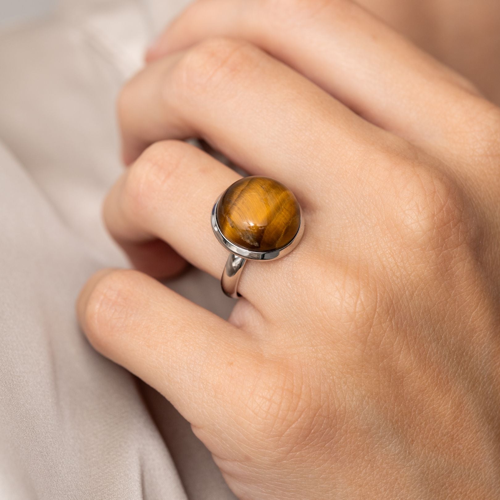 Gouden ring dames zonder steen Gouden ring dames zonder steen