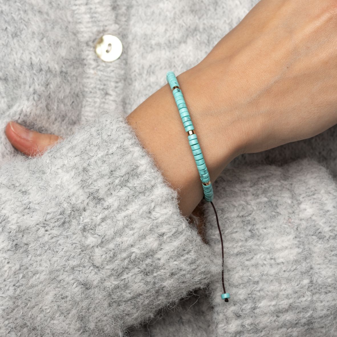 Turquoise Armband - Balans - Verstelbaar