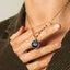 Boos Oog Ketting - Nazar Blauw - Goud Verguld