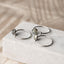 Labradoriet Ring - 925 Sterling Zilver - Open Edelsteen Ring - Bescherming