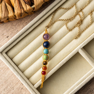 7 Chakra Halsketting - Ketting & Hanger - Edelstenen - Energiebalans