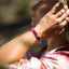 Boeddha Armband - Rose Red Agaat - Stabiliteit
