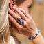 Chakra Ring Klassiek - 7 Edelstenen - Verstelbaar