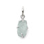 Premium Pure - Aquamarijn Hanger Ruw -  925 Sterling Zilver
