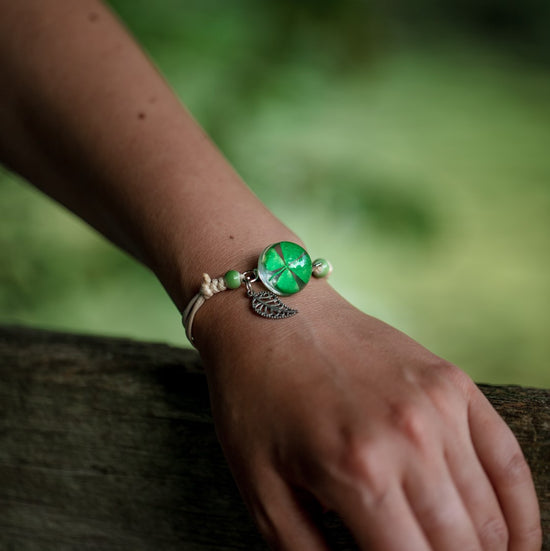 Selfmade Jewelry Armband dames klaverblad roségoud Selfmade Jewelry Armband dames klaverblad roségoud