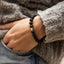 Sterrenbeeld Edelsteen Armband - Lavasteen Zilver - Horoscoop Armband