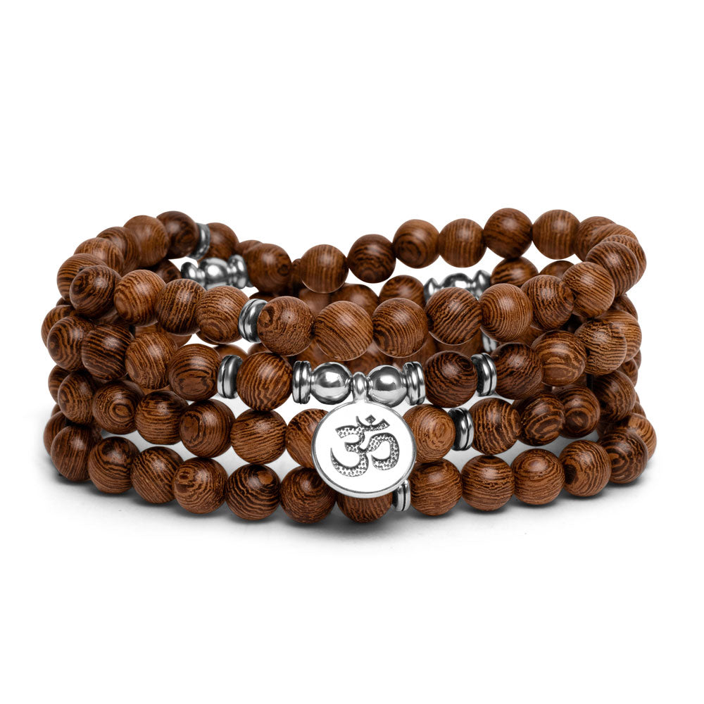 Mala-Armband aus Sandelholz | Handgefertigt in Nepal | Natürlich duftend | mein-Nepal Mala-Armband aus Sandelholz | Handgefertigt in Nepal | Natürlich duftend | mein-Nepal
