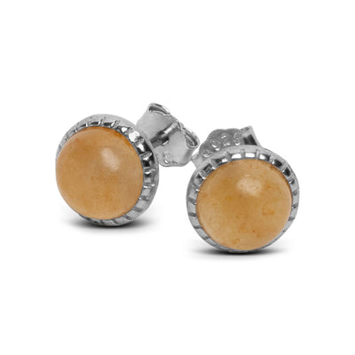 Topaas Oorknopjes - Oorstekers - 925 Sterling Zilver - Edelsteen Oorbellen