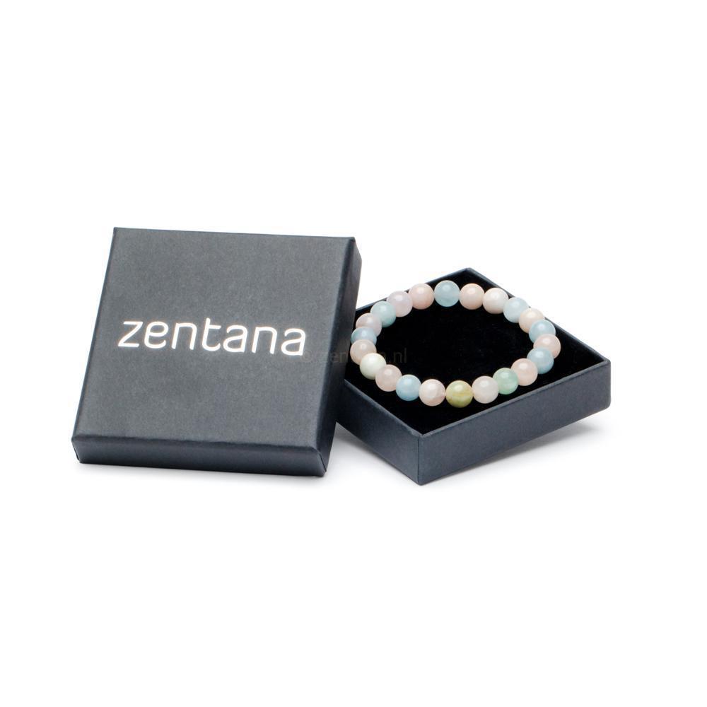 Balans Armband - Natuurlijke Morganiet & Aquamarijn - Pastel - Bewaking-Morganiet armband-Zentana