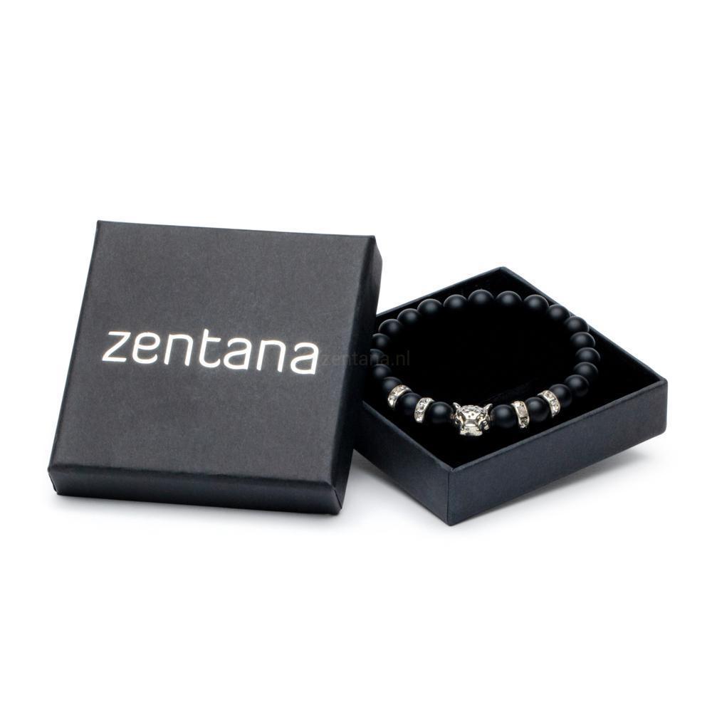Balans Armband -Onyx Zilver - Focus-Balans armband-Zentana