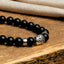 Boeddha Armband - Onyx Zilverkleurig - Anti Stress-Boeddha armband-Zentana