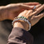 Boeddha Armband - Wit Howliet - Tevredenheid-Boeddha armband-Zentana