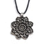 Mandala Ketting - Leren Halsketting - Hanger Lotus Bloem - Schoonheid-Mandala ketting-Zentana